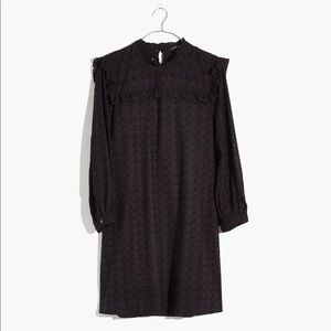NWOT Madewell Eyelet Mockneck Dress